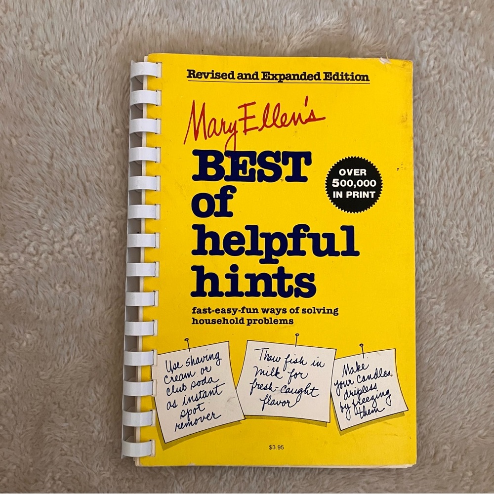 Vintage Best Helpful Hints 1979 Ring Bound Homemaker Tips Tricks 70s Book